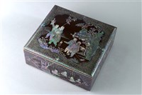 藏品(黑漆螺鈿嬰戲圖方盒)的圖片