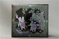 藏品(黑漆螺鈿嬰戲圖方盒(盒蓋))的圖片