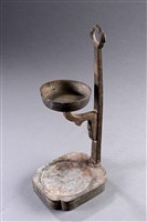 藏品(錫油燈座)的圖片