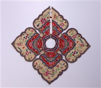 藏品(彩繡四層如意雲頭紋雲肩)的圖片