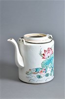 藏品(紅地貼花彩繡人物紋茶巢組(茶壺))的圖片