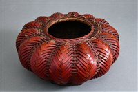 藏品(花器(瓜形竹編器-主體))的圖片