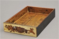 藏品(漆皮彩繪花鳥紋珠寶盒(抽屜1))的圖片