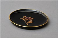 藏品(黑漆平蒔繪花卉紋杯托組(杯托3))的圖片