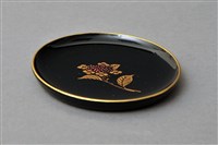 藏品(黑漆平蒔繪花卉紋杯托組(杯托5))的圖片