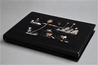 藏品(黑漆螺鈿相片盒)的圖片