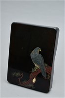 藏品(黑漆蒔繪松鷹紋硯臺盒)的圖片