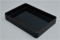 藏品(黑漆蒔繪松鷹紋硯臺盒(盒身))的圖片