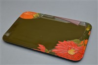 藏品(刻繪菊花紋果長方盤)的圖片