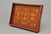 藏品(肖楠嵌石柳茶盤組(大茶盤))的圖片