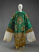 藏品(綠地盤金繡團龍紋蟒)的圖片