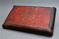 藏品(朱漆金描人物竹絲長方盒(盒蓋))的圖片