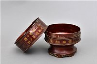 藏品(圓形雙層乾漆糕餅盒)的圖片