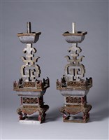 藏品(壽字燭臺)的圖片