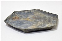 藏品(六角錫茶盤)的圖片