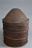 藏品(三層竹籃)的圖片
