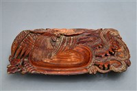 藏品(雕鳳漆盤)的圖片