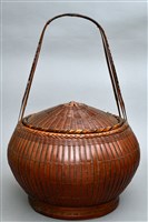 藏品(竹提籃)的圖片