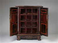 藏品(梳子對開小藥櫃(主體))的圖片