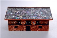 藏品(彩繪螺鈿原住民圖紋菸具組(屋身))的圖片