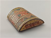 藏品(刻繪原住民圖紋方盒(盒蓋))的圖片