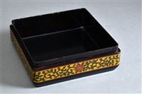 藏品(籃胎花果紋文書盒組(盒身))的圖片