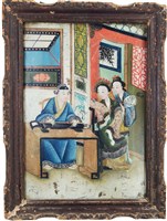 藏品(鳳求凰玻璃畫)的圖片