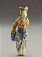 藏品(交趾陶少女塑像)的圖片