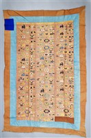 藏品(鳳鳥瓶花織錦被面)的圖片