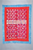 藏品(花鳥紋織錦被面)的圖片