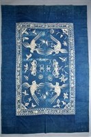 藏品(蝶鳥紋蠟染被面)的圖片