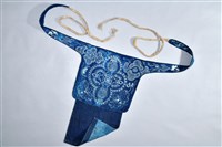 藏品(花蝶紋蠟染背兒帶)的圖片