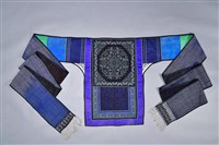 藏品(花鳥紋挑繡織錦背兒帶)的圖片