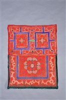 藏品(四瓣花紋刺繡背兒帶)的圖片