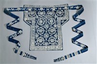 藏品(蝶紋蠟染背兒帶)的圖片