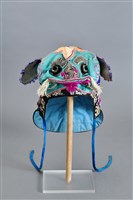 藏品(湖青地彩繡虎頭風帽)的圖片