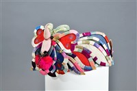 藏品(纏花蝶紋短圈童帽)的圖片