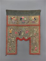 藏品(鋪金地彩繡八仙紋神龕飾簾)的圖片