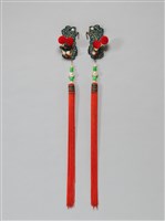 藏品(老爺盔頭(紅色)相關配件)的圖片