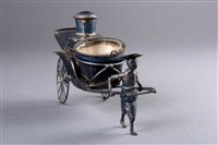 藏品(銀製人力車夫調味罐組)的圖片