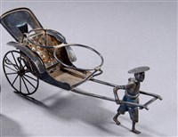 藏品(銀製人力車夫調味罐組(主體))的圖片