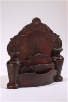 藏品(帝政式雙瓶木刻三格信插)的圖片