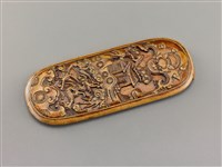 藏品(木雕眼鏡盒(盒蓋))的圖片