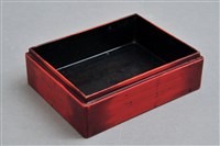 藏品(仿竹節漆盒(盒身))的圖片