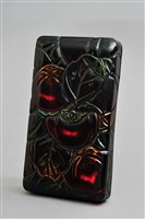 藏品(刻繪柿果紋硯臺盒)的圖片