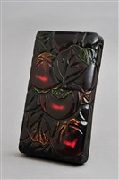 藏品(刻繪柿果紋硯臺盒(盒蓋))的圖片