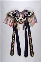 藏品(貼花彩繡花鳥紋雲肩)的圖片