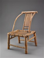 藏品(靠背竹椅)的圖片