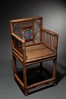 藏品(竹製太師椅)的圖片