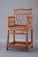 藏品(竹製太師椅)的圖片